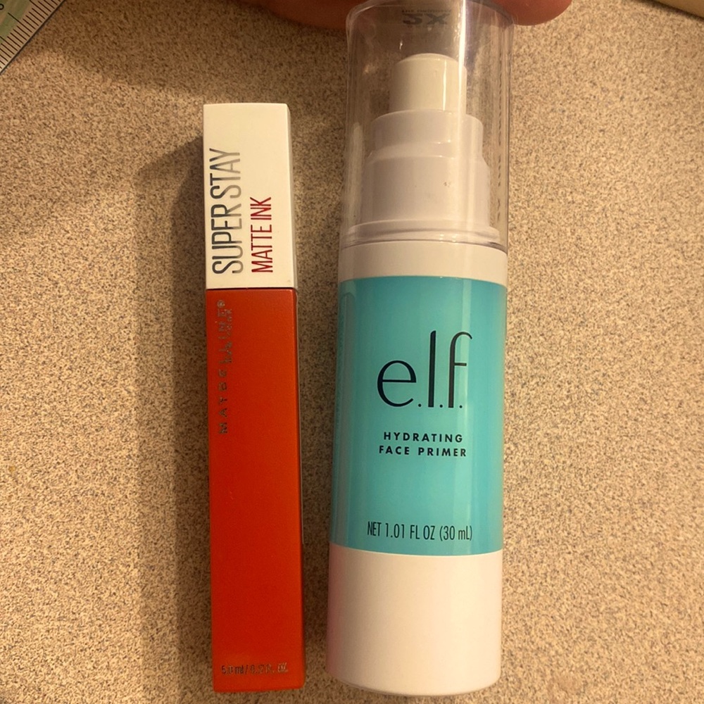 Face primer and super stay Matte ink